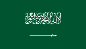 bandera Arabia Saudita colores RGB