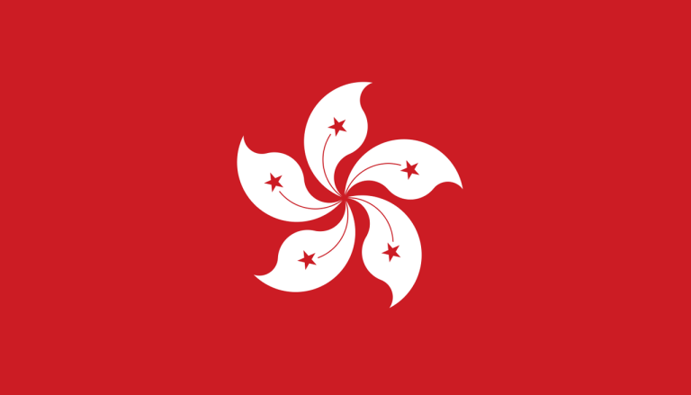 bandera Hong Kong colores RGB