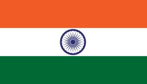 bandera India colores RGB