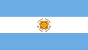 bandera de Argentina colores RGB