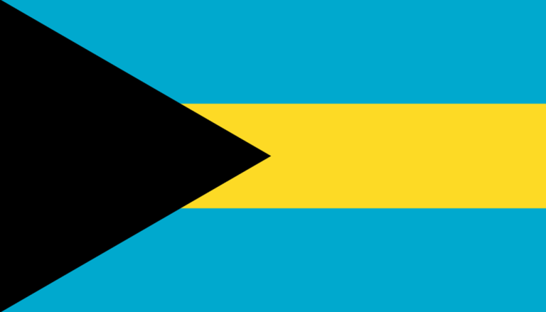 bandera de Bahamas colores RGB