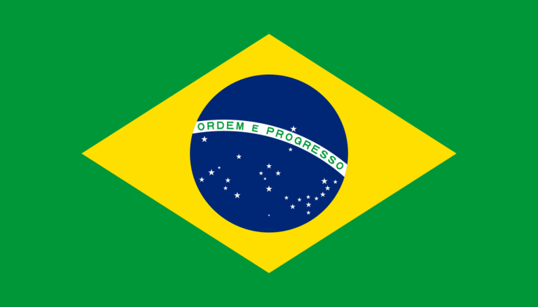 bandera de Brasil colores RGB