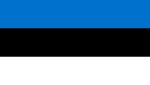 bandera de Estonia colores RGB