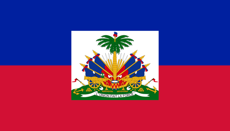 bandera de Haiti colores RGB