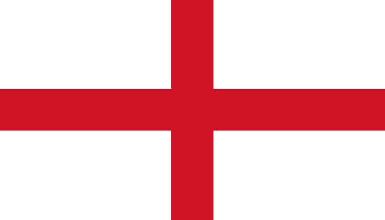 bandera de Inglaterra colores RGB