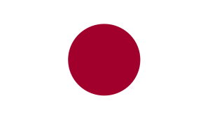 bandera de Japon colores RGB