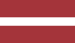 bandera de Letonia colores RGB