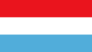 bandera de Luxemburgo colores RGB
