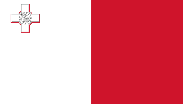 bandera de Malta colores RGB