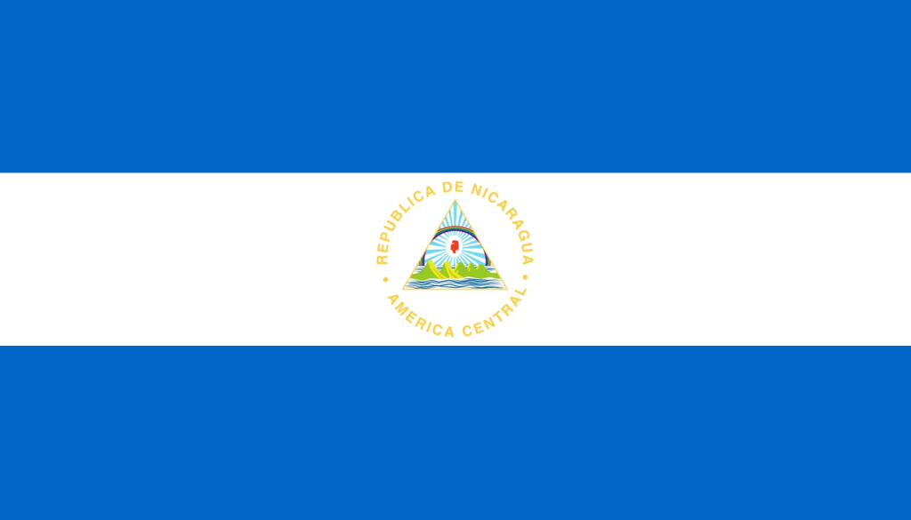 bandera de Nicaragua colores RGB