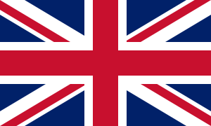 bandera de Reino Unido colores RGB