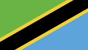 bandera de Tanzania colores RGB