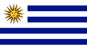 bandera de Uruguay colores RGB